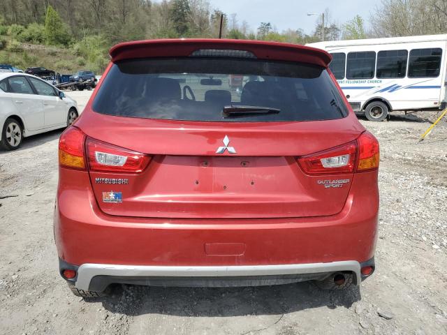  MITSUBISHI OUTLANDER 2016 Червоний