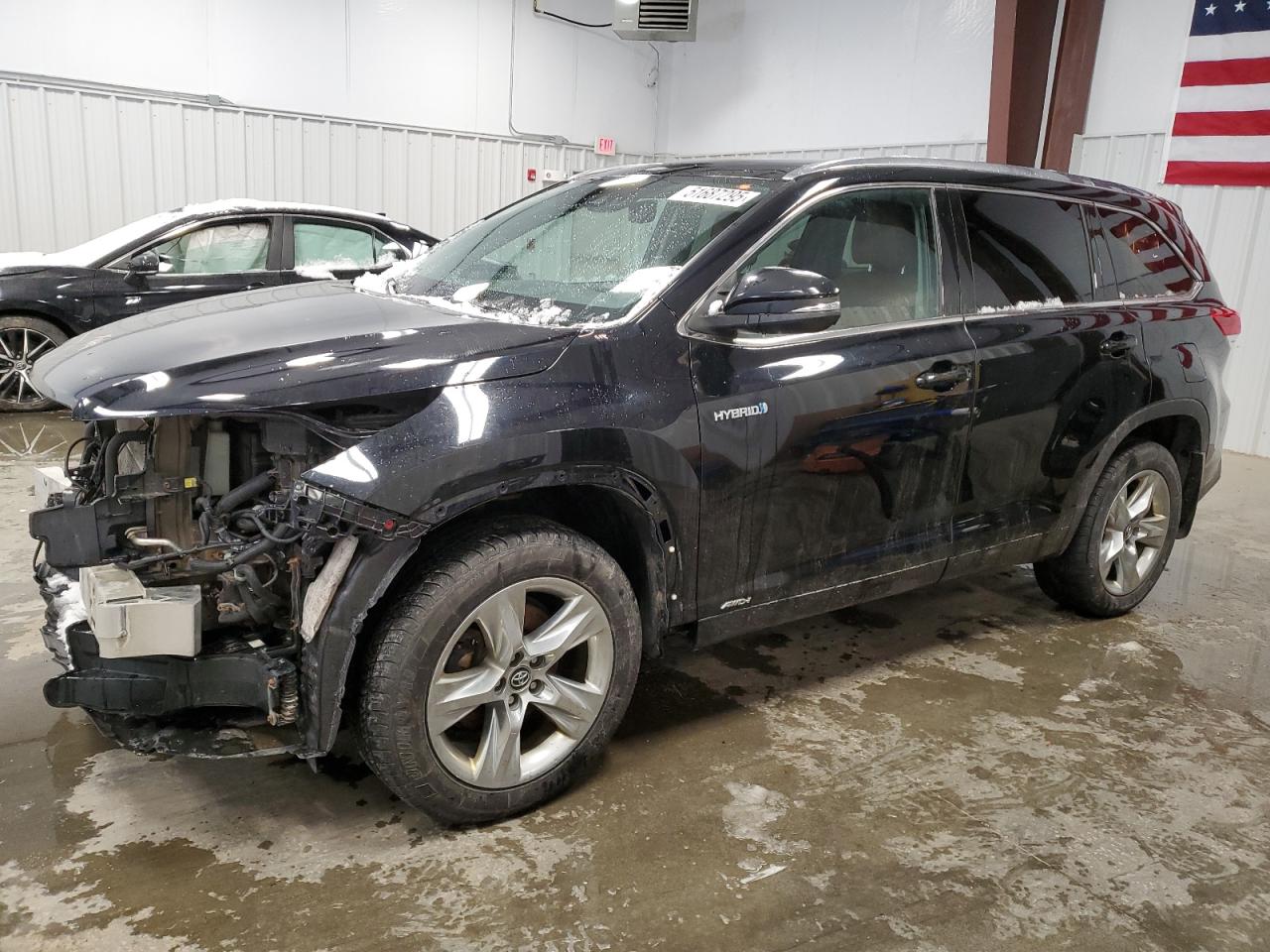 2019 Toyota Highlander Hybrid Limited en Venta en Windham, ME - Front End