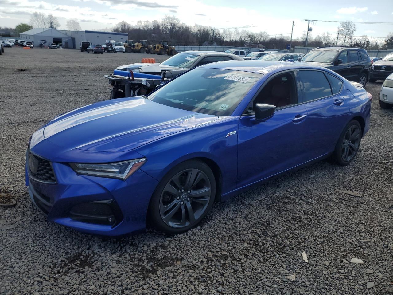 2021 Acura Tlx Tech A იყიდება Hillsborough-ში, NJ - Side