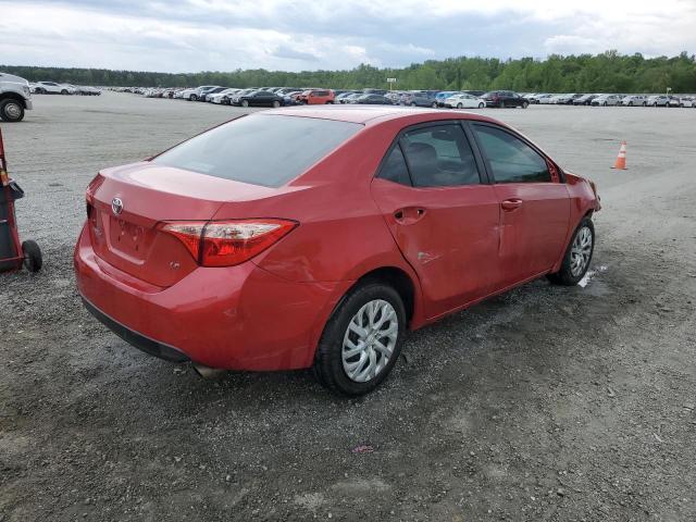  TOYOTA COROLLA 2018 Czerwony