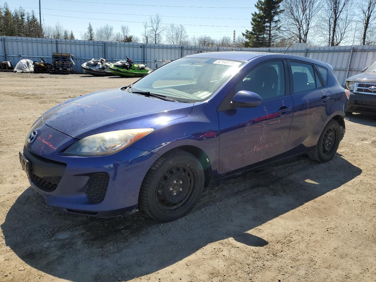 2013 Mazda 3 I en Venta en Bowmanville, ON - Rear End