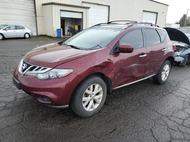  NISSAN MURANO 2012 Czerwony
