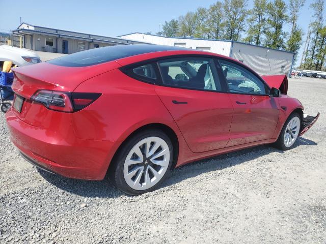  TESLA MODEL 3 2022 Czerwony