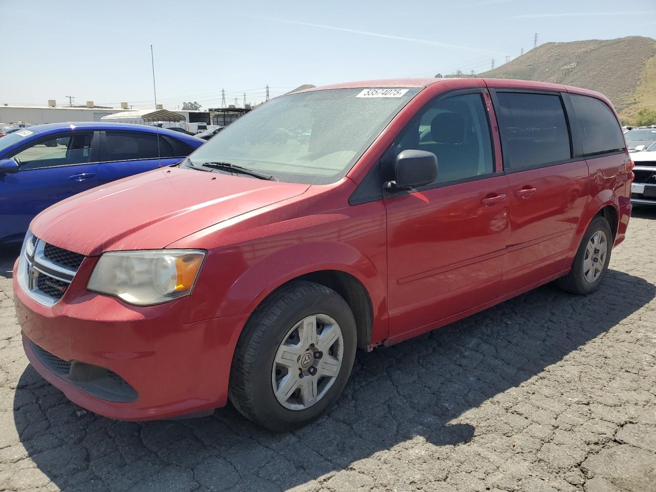 2012 Dodge Grand Caravan Se იყიდება Colton-ში, CA - Minor Dent/Scratches