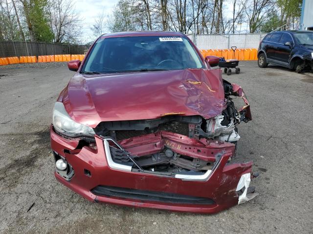  SUBARU IMPREZA 2015 Red