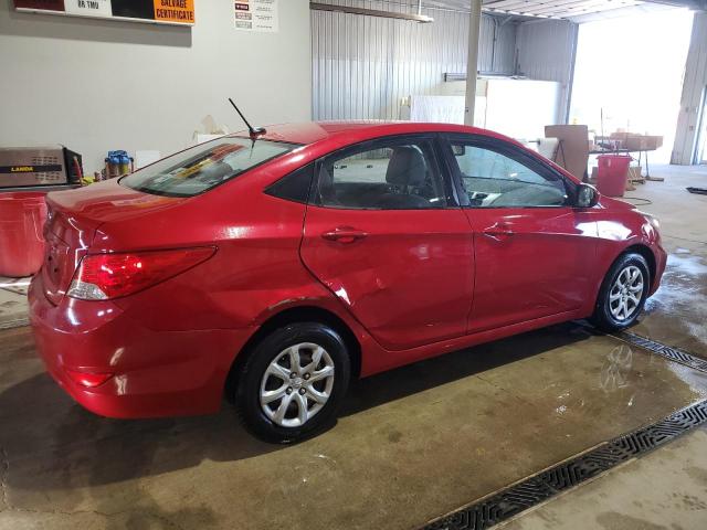  HYUNDAI ACCENT 2013 Червоний