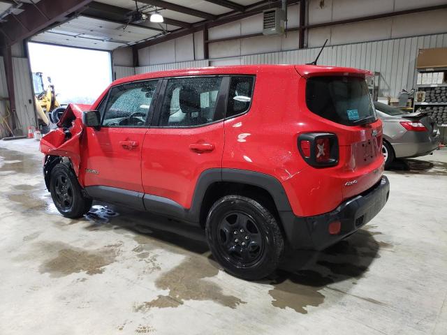  JEEP RENEGADE 2017 Czerwony