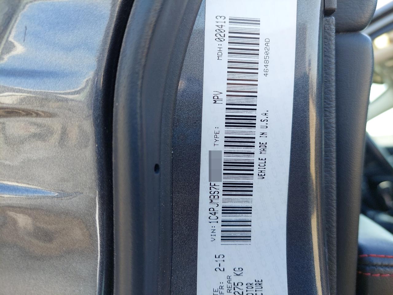 1C4PJMBS7FW666196 - 2015 Jeep CHEROKEE - #undefined