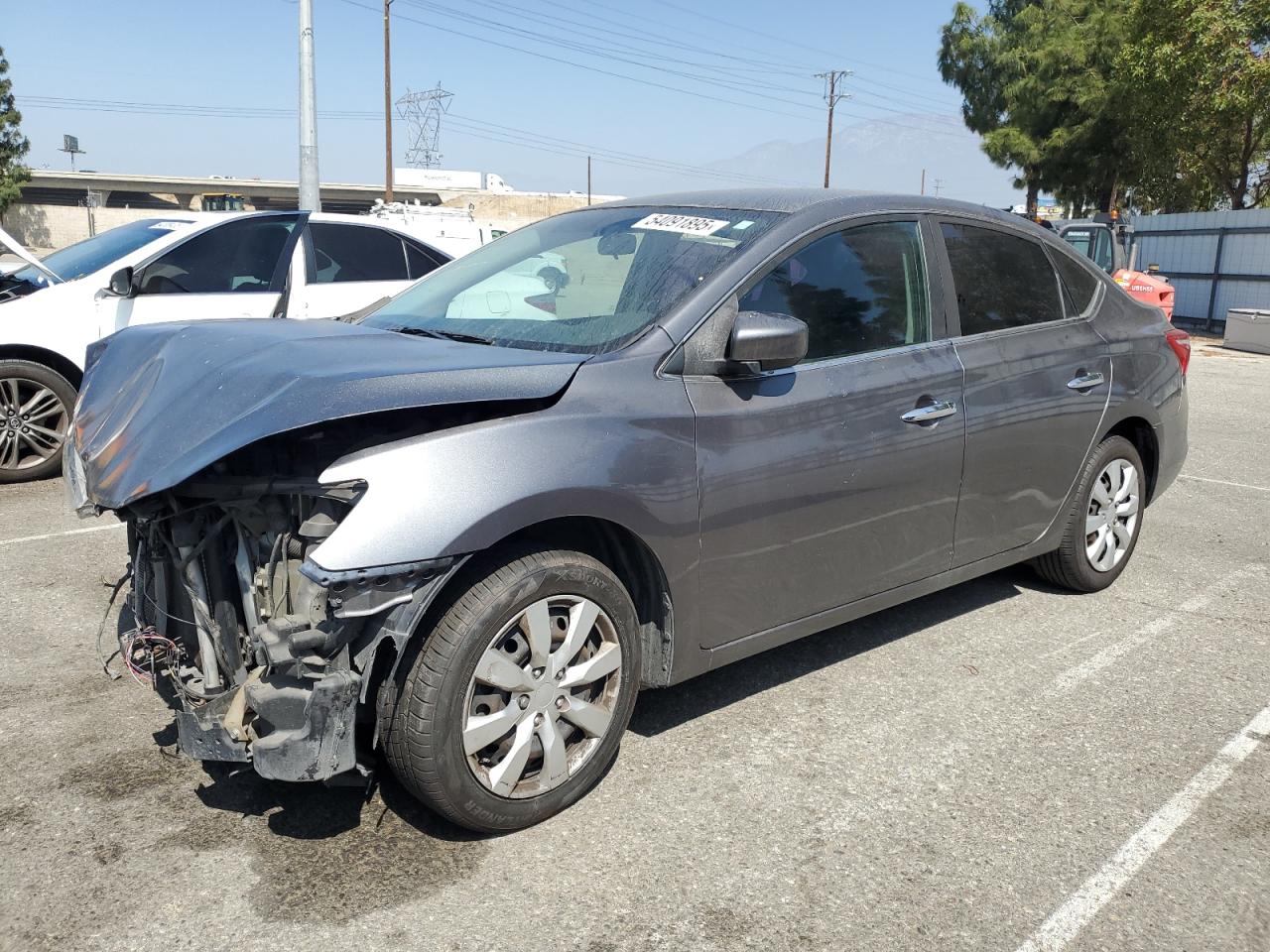 2018 Nissan Sentra S en Venta en Rancho Cucamonga, CA - Front End