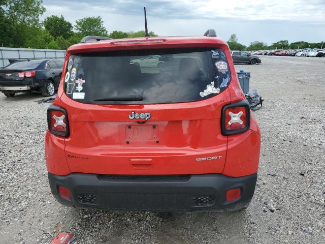  JEEP RENEGADE 2019 Czerwony