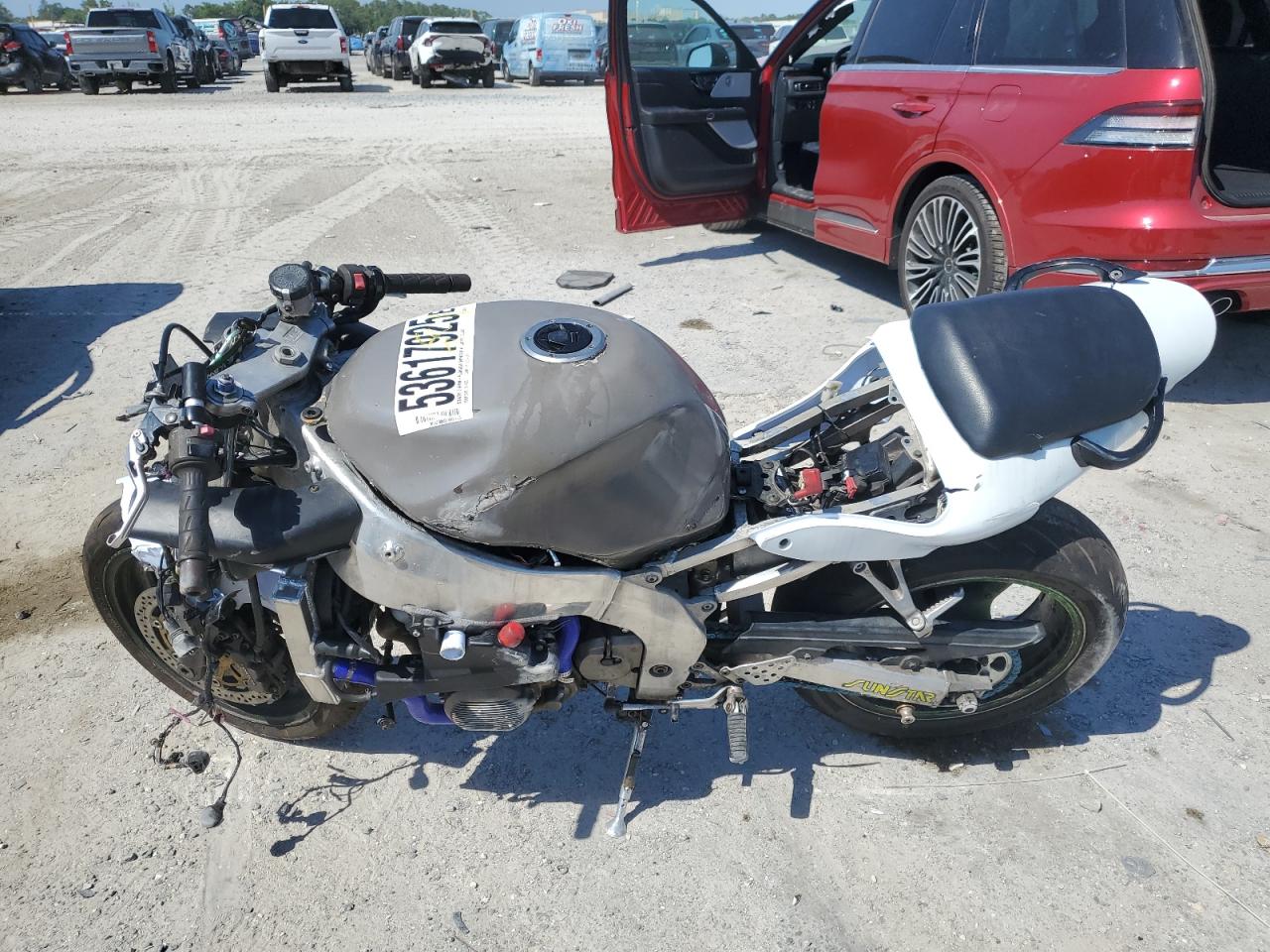 2001 Kawasaki ZX600-J at FL - Jacksonville, Copart lot