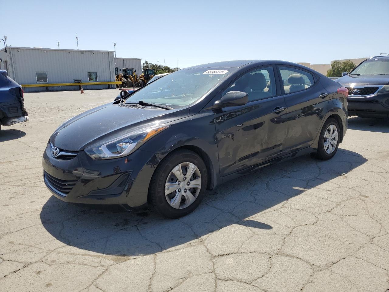 2016 Hyundai Elantra Se იყიდება Martinez-ში, CA - Vandalism