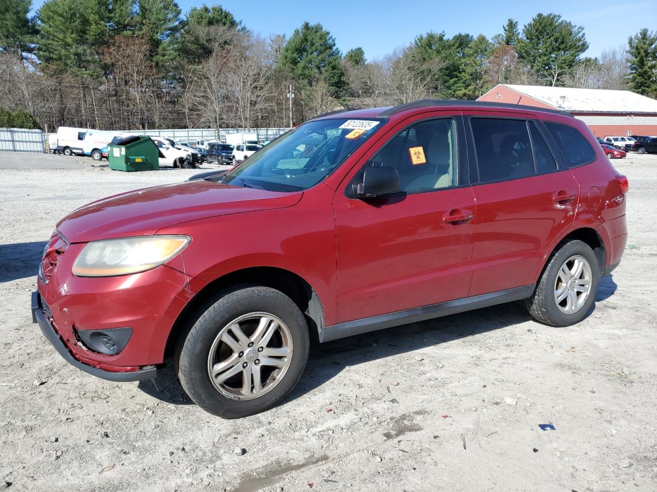 2011 Hyundai Santa Fe Gls продається в Mendon, MA - Front End