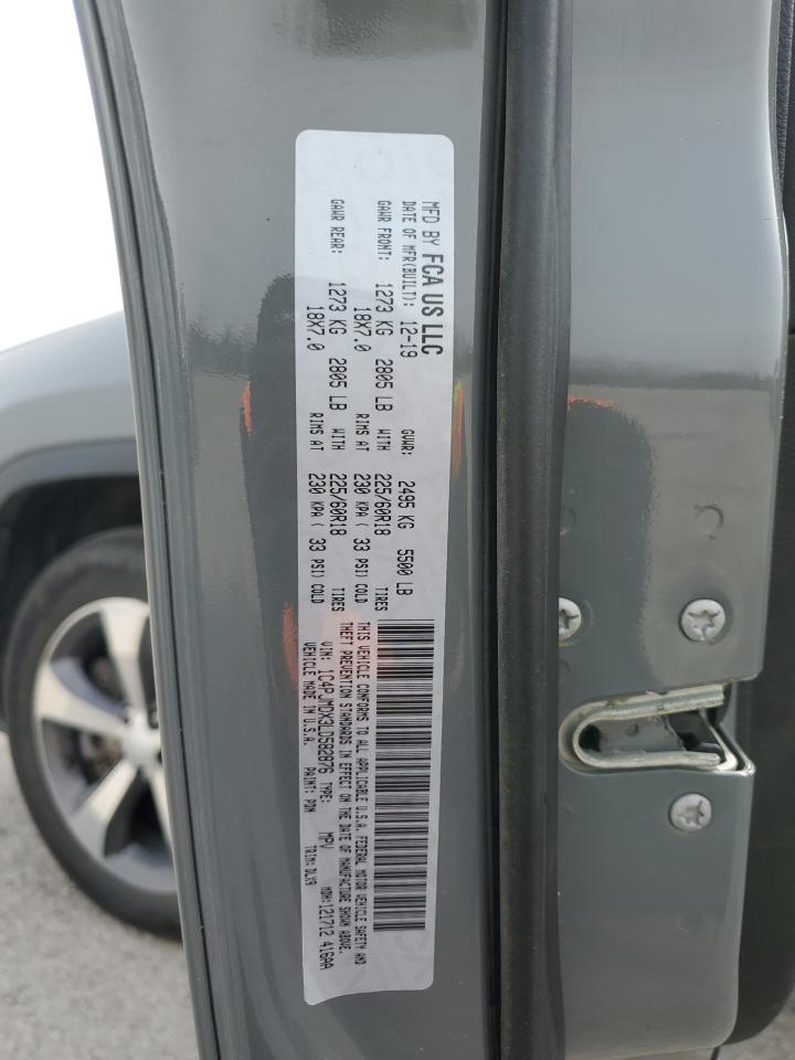2020 Jeep Cherokee Limited VIN: 1C4PJMDX3LD582876 Lot: 53310545