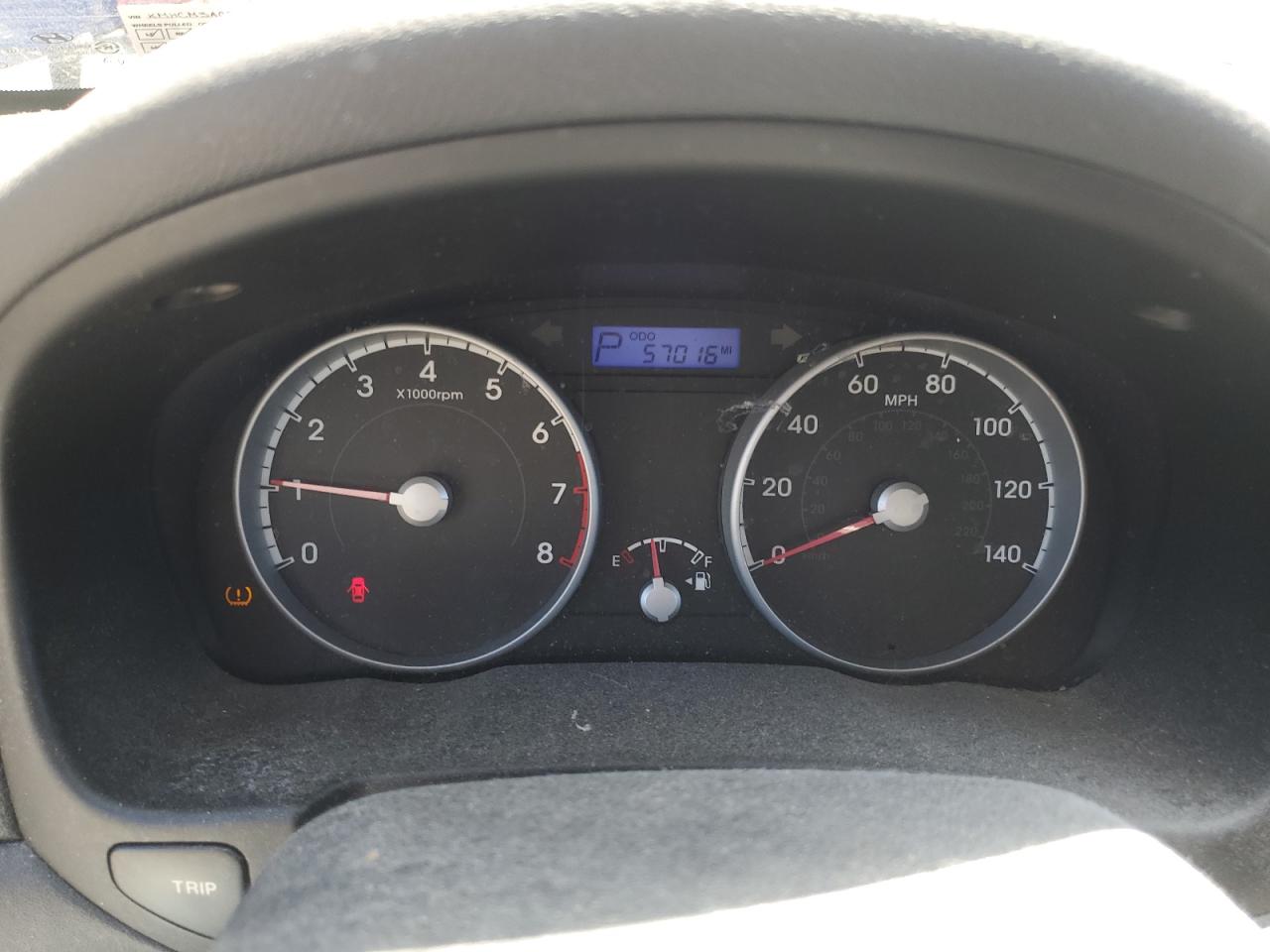 2010 Hyundai Accent Blue VIN: KMHCM3AC7AU168316 Lot: 53984035
