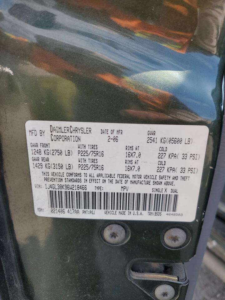 1J4GL38K96W218466 2006 Jeep Liberty Renegade