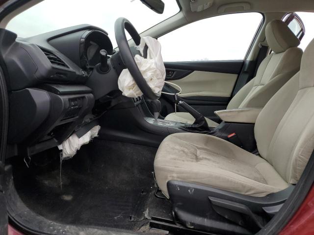  SUBARU IMPREZA 2017 Czerwony