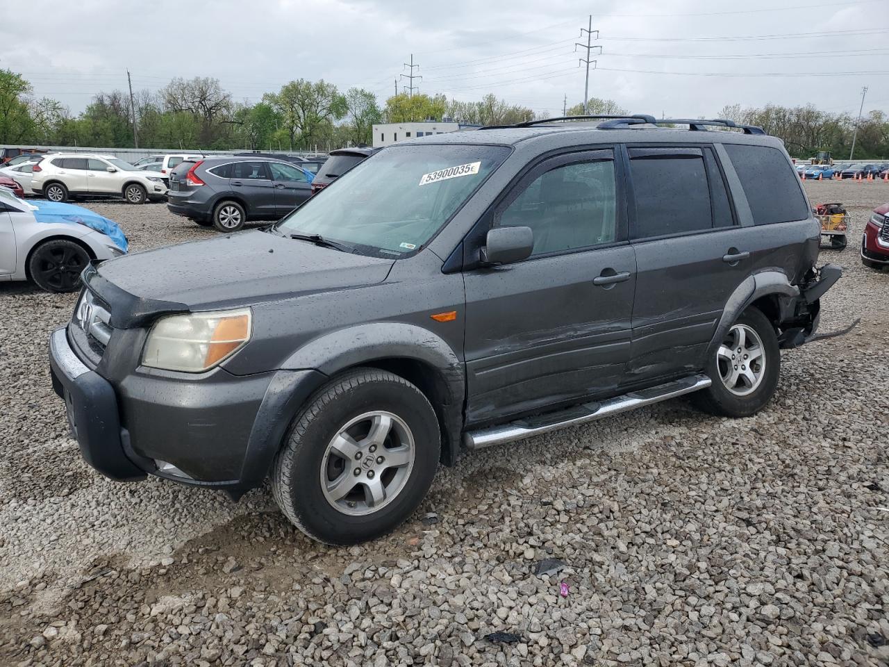 2007 Honda Pilot Exl de vânzare în Columbus, OH - Rear End