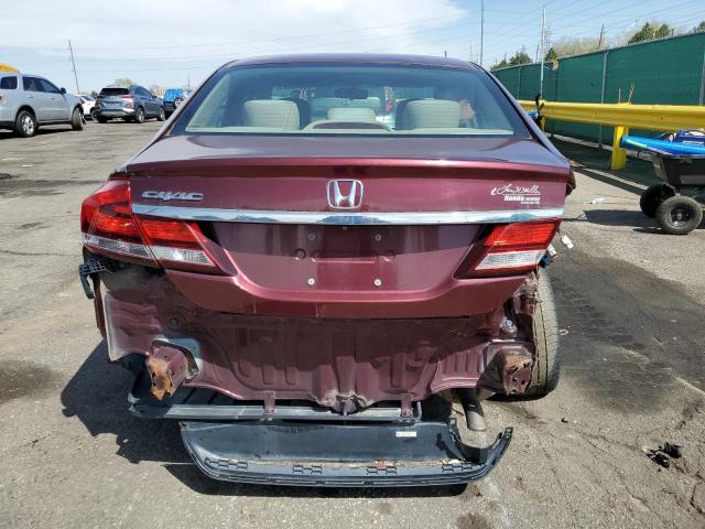 Седаны HONDA CIVIC 2013 Бургунди