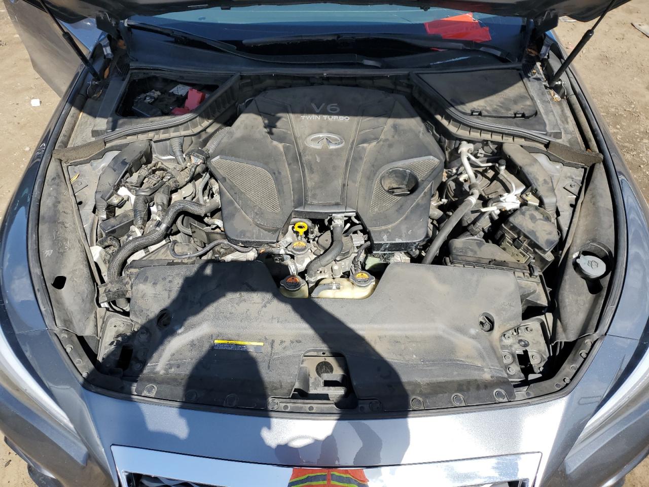 2019 Infiniti Q50 Red Sport 400 VIN: JN1FV7AP9KM760944 Lot: 51665035