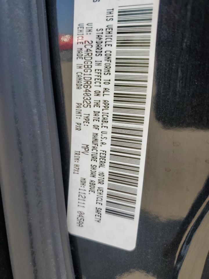 2013 Dodge Grand Caravan Se VIN: 2C4RDGBG1DR640325 Lot: 53844205