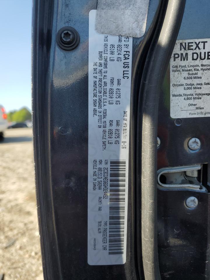 2016 Chrysler 300C VIN: 2C3CCAEG6GH324452 Lot: 52378385