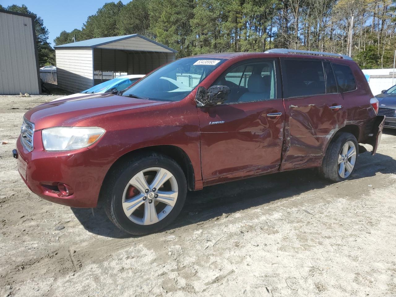 2010 Toyota Highlander Limited за продажба в Seaford, DE - Side