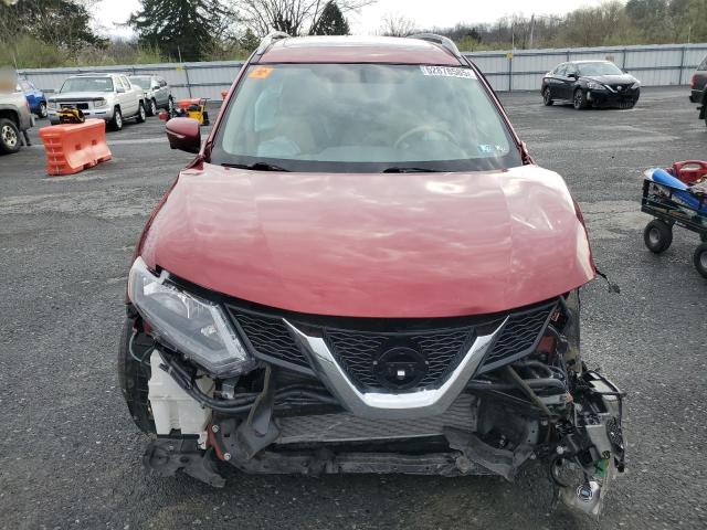 Parquets NISSAN ROGUE 2015 Czerwony