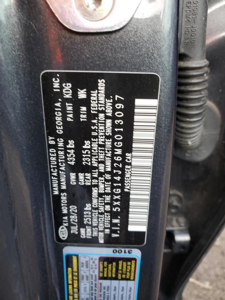 2021 Kia K5 Lxs VIN: 5XXG14J26MG013097 Lot: 53887705