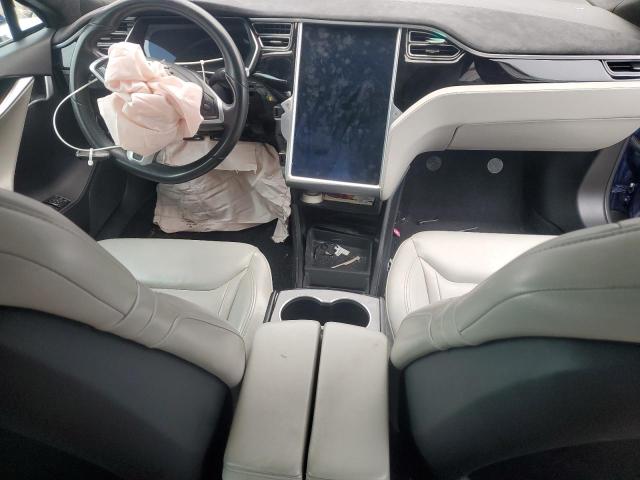 Hatchbacks TESLA MODEL S 2015 Blue