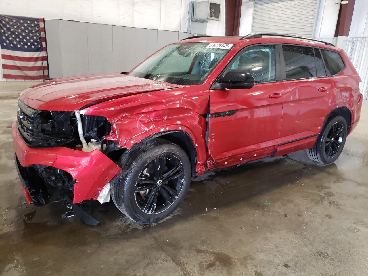 2023 Volkswagen Atlas Sel R-Line на продаже в Avon, MN - Front End