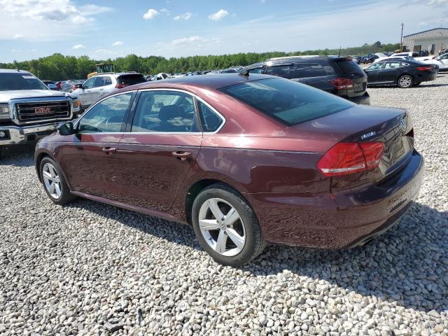 VOLKSWAGEN PASSAT 2013 Burgundy