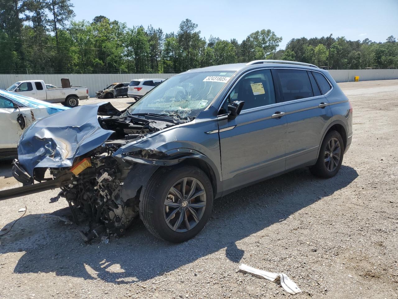 2022 Volkswagen Tiguan Se за продажба в Greenwell Springs, LA - Front End