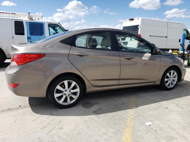  HYUNDAI ACCENT 2014 tan