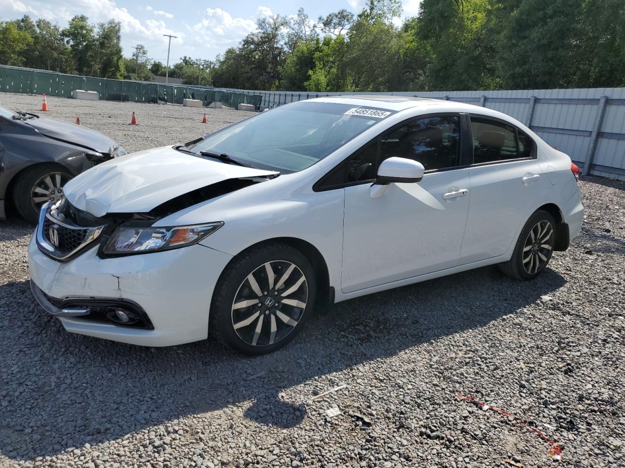2015 Honda Civic Exl for Sale in Riverview, FL - Front End
