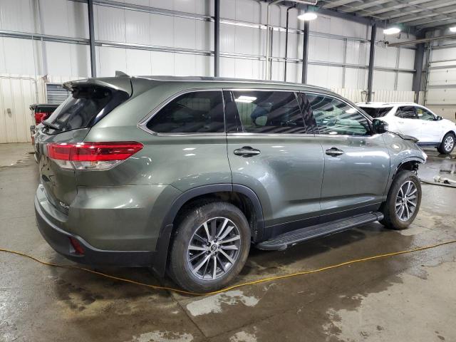  TOYOTA HIGHLANDER 2019 Зелений