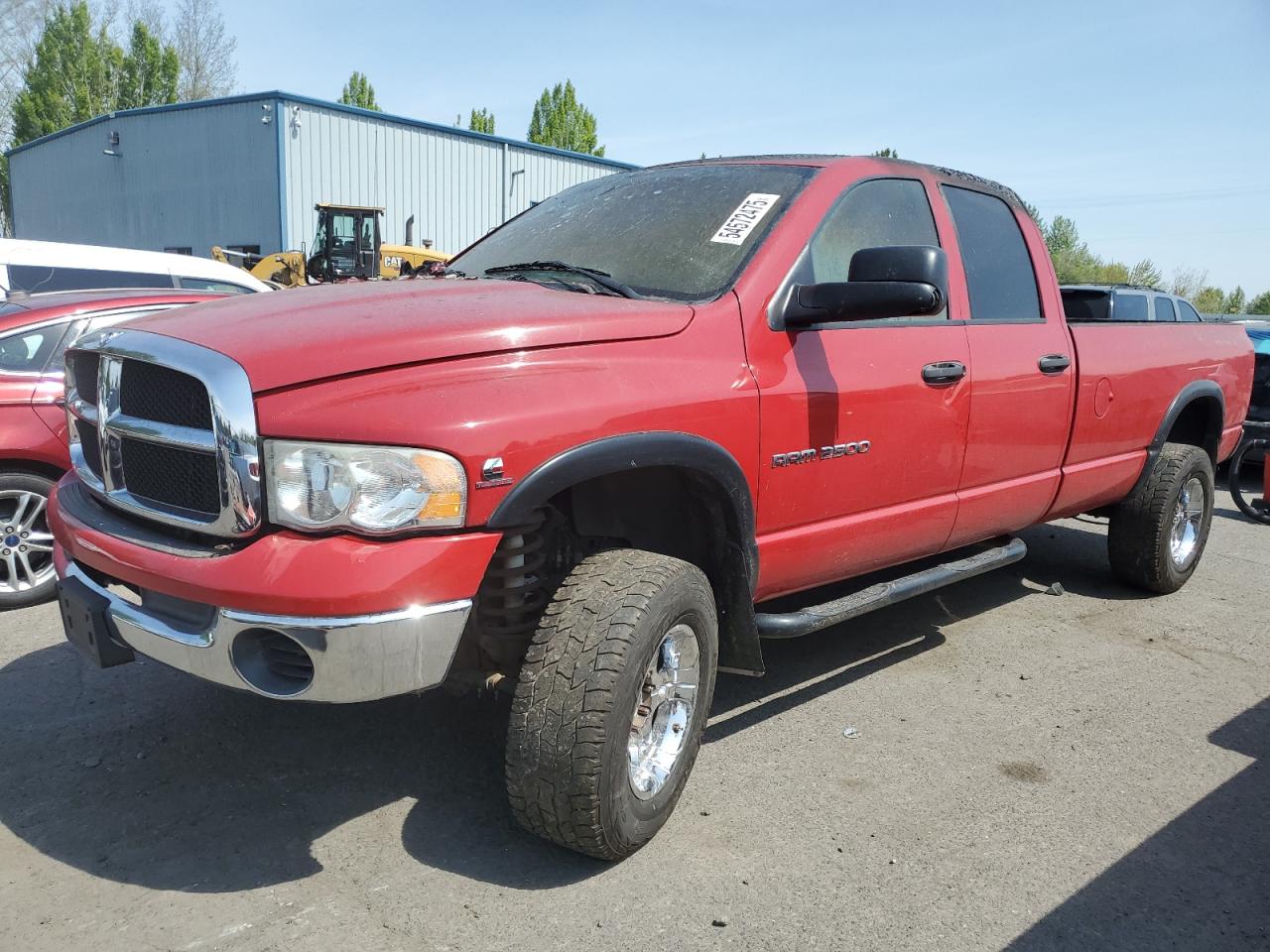 2004 Dodge Ram 2500 St en Venta en Portland, OR - Burn