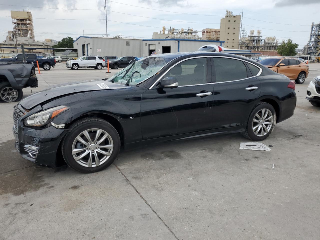 2017 Infiniti Q70 3.7 იყიდება New Orleans-ში, LA - Front End