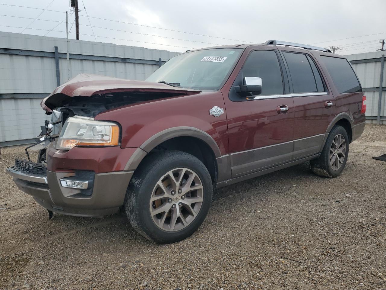 2015 Ford Expedition Xlt იყიდება Mercedes-ში, TX - Front End