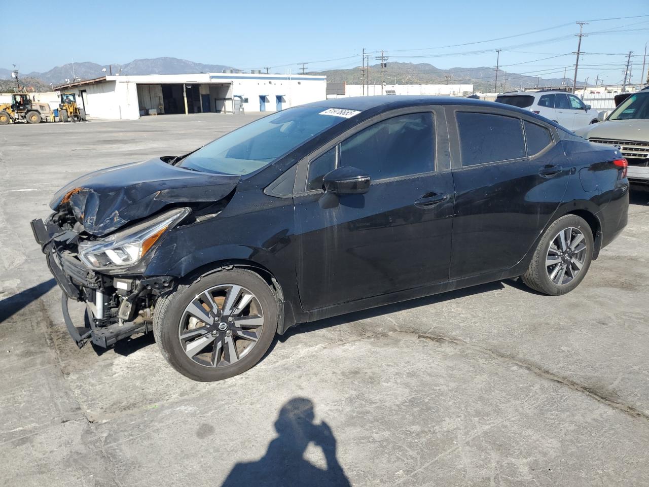 2020 Nissan Versa Sv en Venta en Sun Valley, CA - Front End