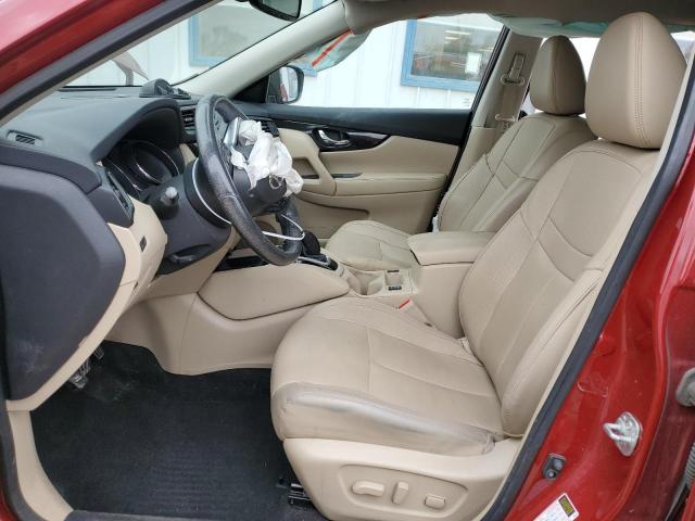 NISSAN ROGUE 2018 Czerwony