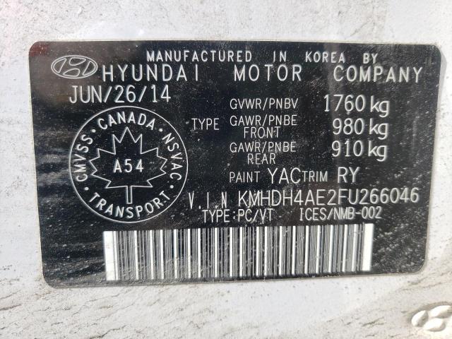 2015 HYUNDAI ELANTRA SE  