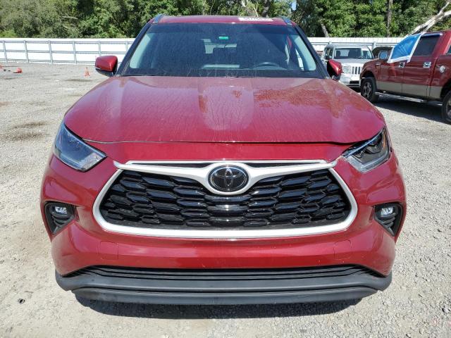  TOYOTA HIGHLANDER 2021 Czerwony