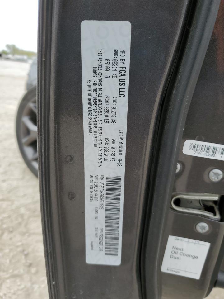 2019 Dodge Charger Gt VIN: 2C3CDXHG6KH513025 Lot: 65319465