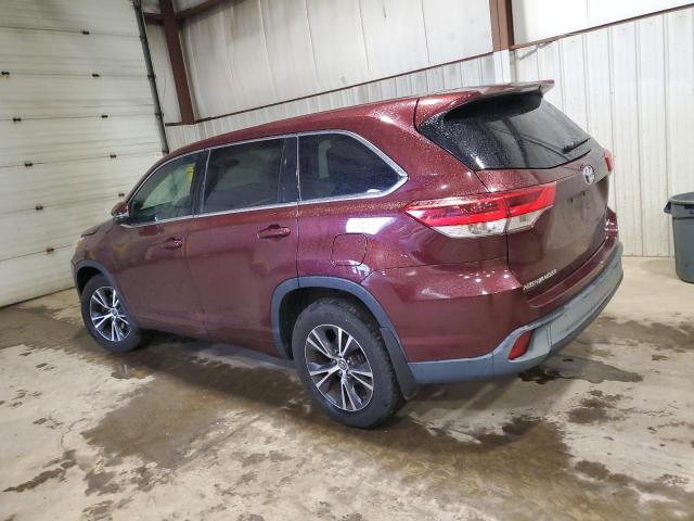  TOYOTA HIGHLANDER 2017 Burgundy
