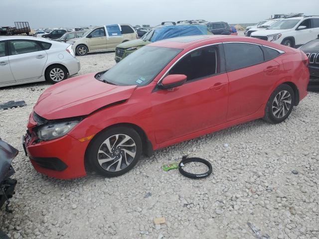 Sedans HONDA CIVIC 2017 Czerwony