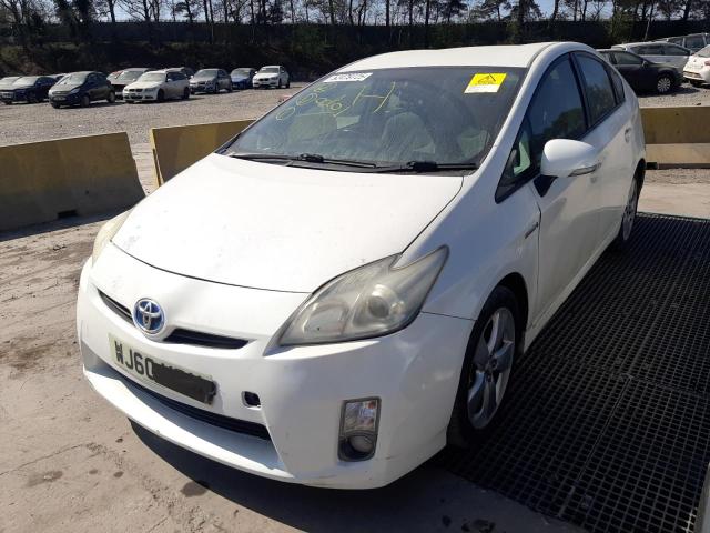 2010 TOYOTA PRIUS T4 V for sale at Copart WOLVERHAMPTON