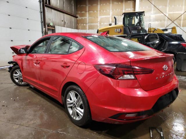  HYUNDAI ELANTRA 2020 Красный