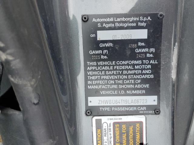 2009 LAMBORGHINI GALLARDO SPYDER  