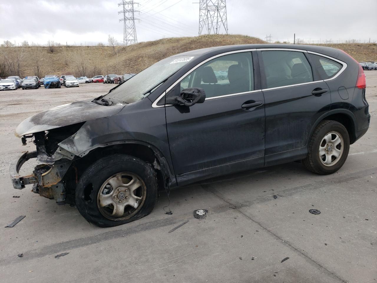2015 Honda Cr-V Lx   იყიდება Littleton-ში, CO - Burn - Engine